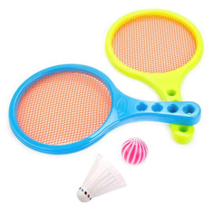 Набор игровой с ракетками Shantou Gepai 29,5 см, с мячиком и воланом