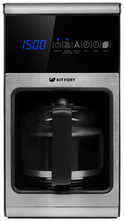Кофеварка капельного типа Kitfort KT-714 Black/Silver