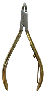 Шипцы для ногтей Dewal GD золото