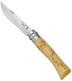 Туристический нож Opinel 001551 №7 Tradition Nature Leaf