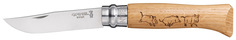 Туристический нож Opinel 001624 №8 Tradition Animalia Wild Boar