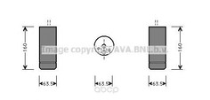 Радиатор кондиционера автомобильный Ava BWD063