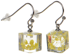 Серьги Bradex Кубики Желтый