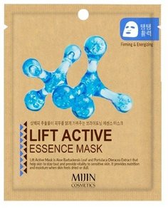 Маска для лица тканевая лифтинг эффект LIFT ACTIVE ESSENCE MASK Mijin