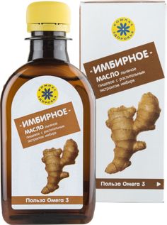 Масло льняное нерафинированное Компас здоровья имбирное 200 мл