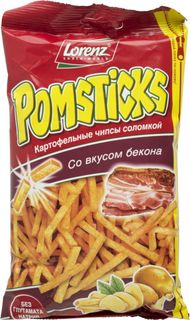 Картофельные чипсы соломкой Lorenz pomsticks со вкусом бекона 100 г