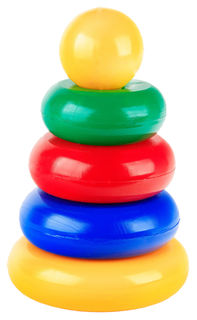 Развивающая игрушка Счастливое детство Маленькая пирамидка Шар