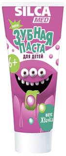 Зубная паста Silcamed гелевая со вкусом жвачки с 6 лет 65 мл /24
