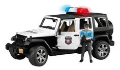 Внедорожник Bruder Jeep wrangler unlimited rubicon Полиция с фигуркой