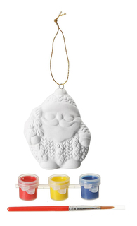 Набор для творчества Bondibon ёлочные украшения дед мороз на карте шапка д.мороза