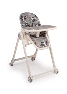 Стульчик для кормления Happy Baby Berny Basic Grey