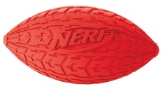 Игрушка Nerf Мяч для регби резиновый пищащий для собак (10 см, )