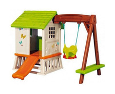 Домик игровой Smoby с качелями и горкой 810601
