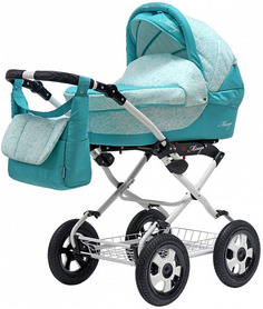 Коляска 2 в 1 BartPlast Mirage бирюзовая