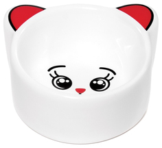 Одинарная миска для грызунов Triol, керамика, белый, 0.06 л