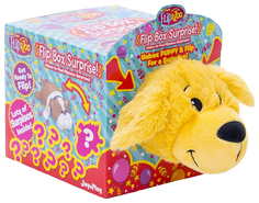 Игрушка-вывернушка 1 TOY Сюрприз 2-в-1 плюшевая Золотистый ретривер 12 см