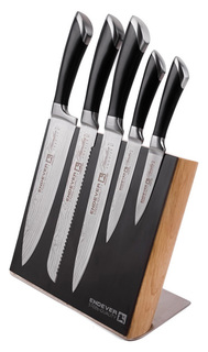 Набор кухонных ножей Endever Hamilton-014 Черный