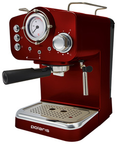 Рожковая кофеварка Polaris Retro PCM 1531E Red