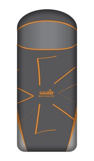 Спальный мешок Norfin Nordic 500 NS оранжевый, левый
