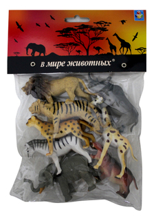 Игровой набор животных 1TOY Дикие животные Африки