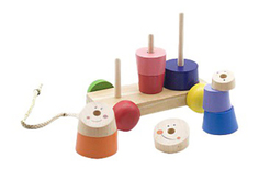 Пирамидка МДИ Мальчик и девочка Мир Деревянных Игрушек