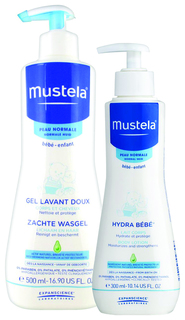 Набор детской косметики Mustela Купание и увлажнение