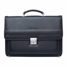 Портфель мужской кожаный Lakestone Reedley 943014/BL черный
