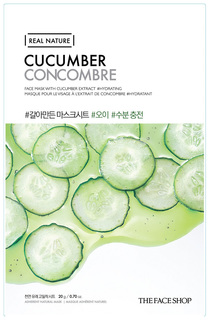 Маска для лица The Face Shop Real Nature Сucumber Face Mask 20 г