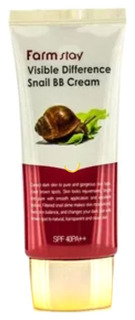 Восстанавливающий BB крем FarmStay Visible Difference Snail 50 мл SPF40 PA++