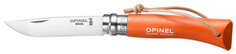 Туристический нож Opinel 001443 №7 Tradition Bushwacker Tangerine