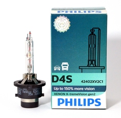 Лампа ксеноновая D4S Philips X-treme Vision Gen2 (+150%) - 42402XV2
