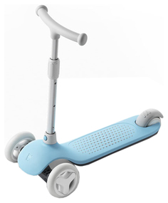 Детский Самокат трехколесный Xiaomi Rice Rabbit Scooter Голубой