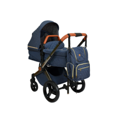 Коляска-трансформер Farfello 2 в 1 Cross джинсовый арт.Cr1