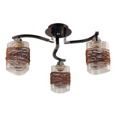 Люстра NADI 3хЕ27x60W хром/венге Powerlight