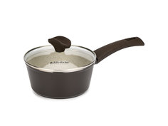 Ковш BROWNIE 16см с крышкой Attribute