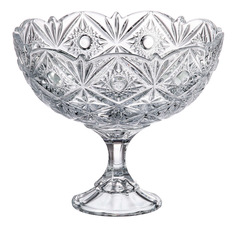 Салатник Crystalite Bohemia Миранда на ножке 22 см, 1 шт,