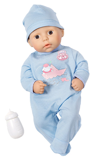 Кукла-мальчик Zapf Creation My First Baby Annabell с бутылочкой, 36 см