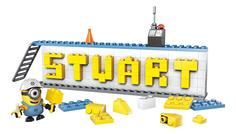 Конструктор пластиковый Mattel inc Mega Bloks Табличка для имени Стюарт