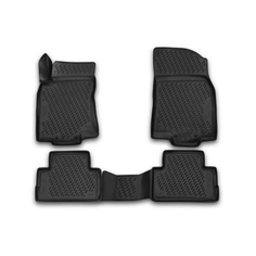 Коврики в салон Element для HYUNDAI Santa Fe 2017, 4 шт. полиуретан