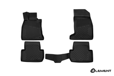 Коврики в салон Element для KIA Stinger, 2017, 4 шт. полиуретан