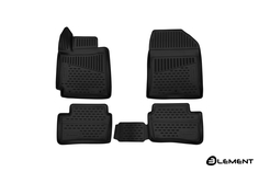 Коврики в салон Element для KIA Picanto, 2017, 4 шт. полиуретан