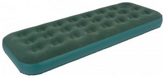 Кровать Relax Flocked Air Bed Single со встроенным ножным насосом Зеленый 191x75x22