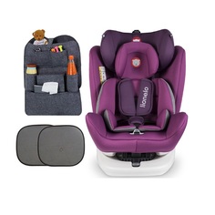 Автокресло Lionelo LO-Bastiaan isofix 360 Violet (0-36 кг)
