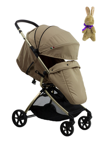 Коляска прогулочная Farfello Airy Gold бежевая арт.AirG1