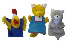 Игровой набор Тайга Кукольный театр Кот Петух и Лиса 3 куклы