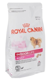 Сухой корм для собак ROYAL CANIN Adult Indoor Life, рис, птица, 0.5кг