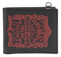 Портмоне Harley-Davidson Crossfire Bifold черное
