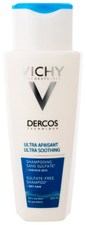 Шампунь Vichy Dercos Ultra Soothing Dry Hair 200 мл
