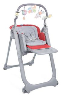 Стульчик для кормления Chicco Polly Magic Relax Scarlet