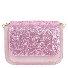 Сумка Kawaii Factory с блестящей крышкой розовая